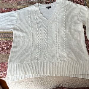 Lane Bryant ivory sweater size 22/24